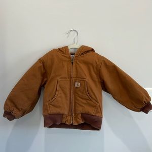 2T Carhartt coat with warm quilted lining